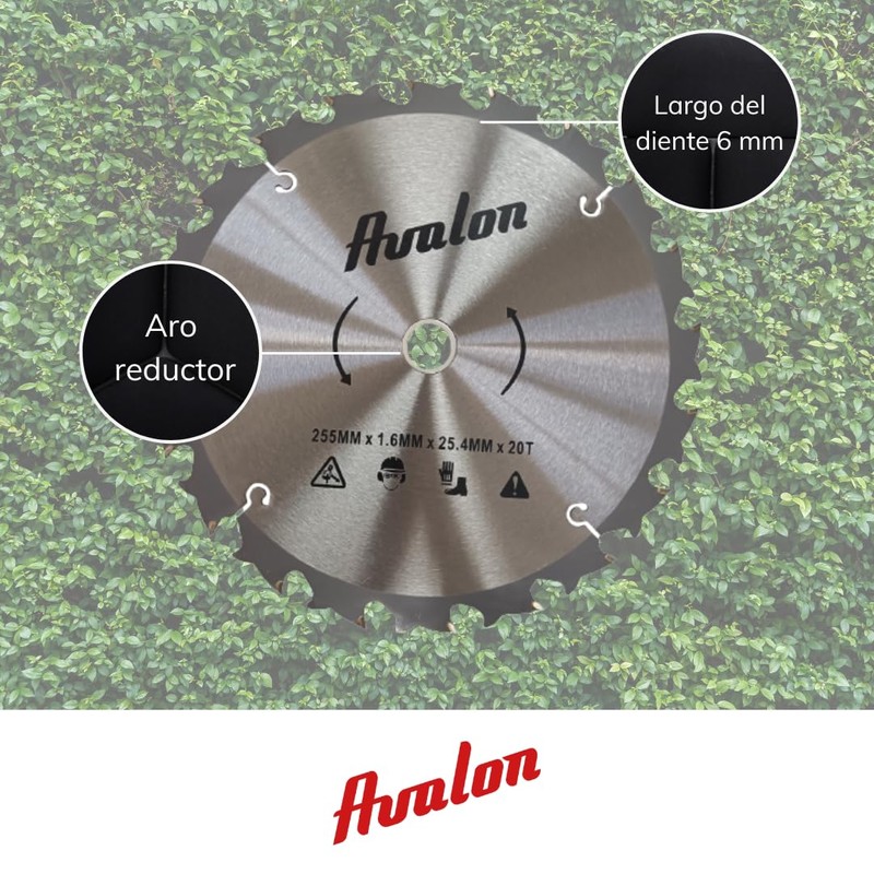 Avalon - 20 Tooth Anti Kickback Disc for Brush Cutter,