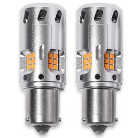 Share Style S25 LED Turn Signal Bulb with High Fla Protection Function 150° Orange Glowing