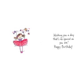 Traditional Birthday Card Niece - 8 x 6 inches - Piccadilly Greetings