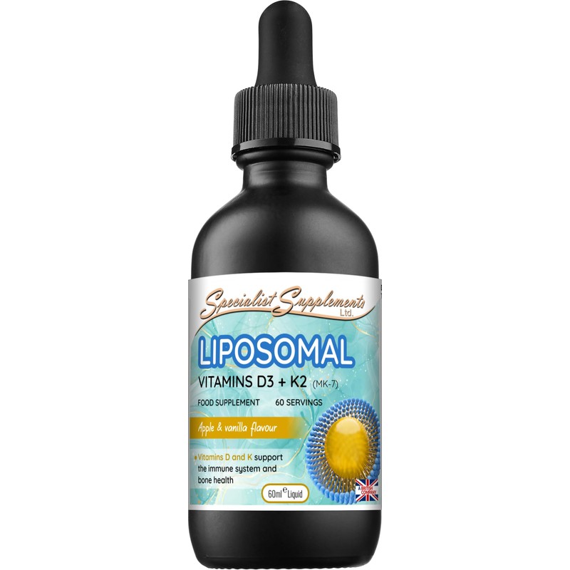 Specialist Supplements LIPOSOMAL Vitamins D3 + K2, 60ml Liquid Drops