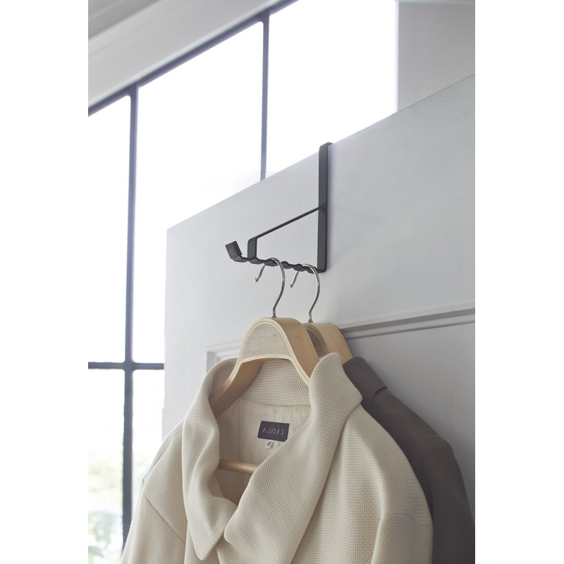 Yamazaki Industries 2763 Smart Door Hanger, 6 Tiers, Black