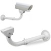 V-Fiabilidad J-Shaped Security Camera Mounting Bracket Extender Pole,30-60cm Adjustable Ceiling