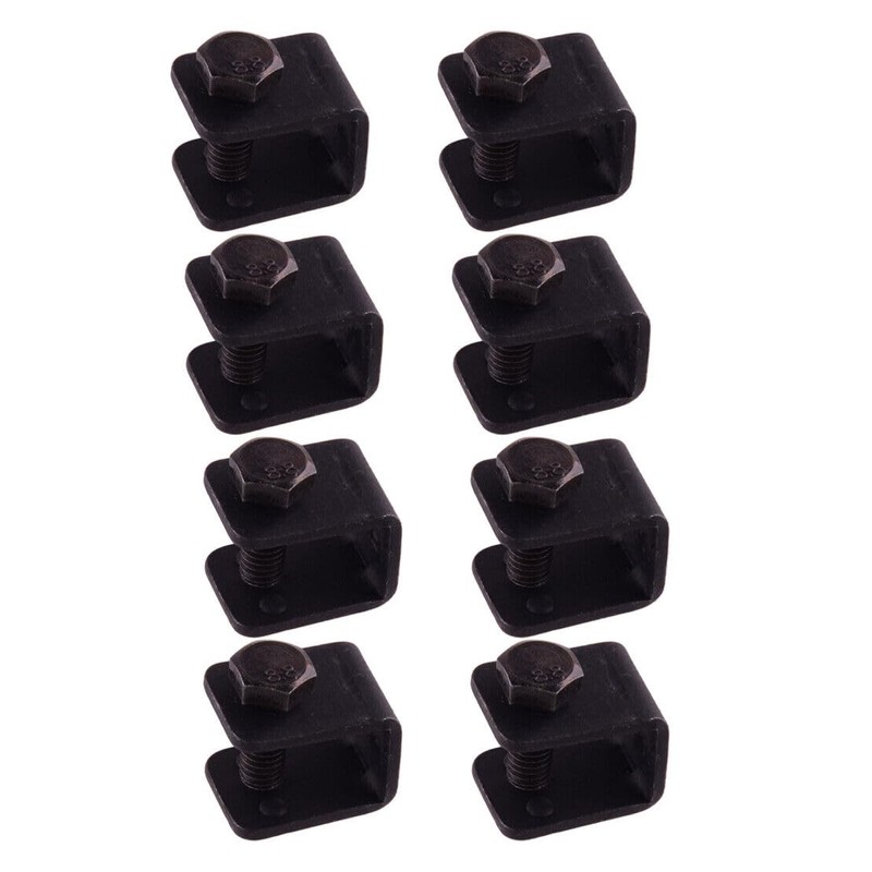 Mudflap Clamps Black U C Clamp Fitting Fixing Mud Flaps