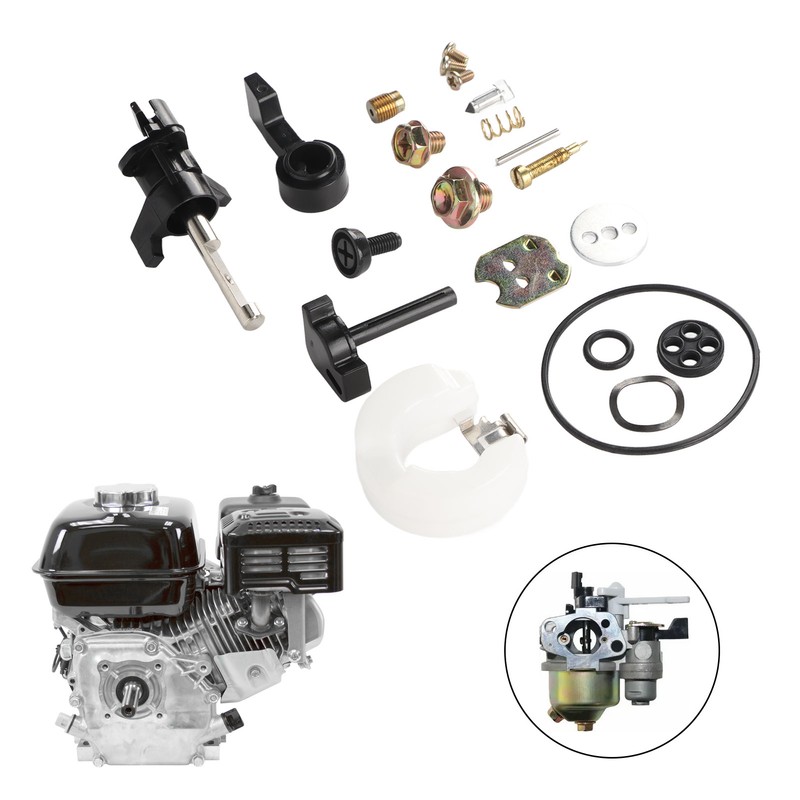 42 Pieces Carburetor Repair Kit with Float Jet Gasket O