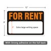 2 Pack For Rent Sign Car Sticker, 12" x 8"