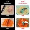 Ourokhome Portable Pull Onion Chopper- Manual Slicer for Vegetables, Fruits,
