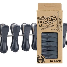 HEGS Pegs 10 Pack Recycled Grey