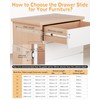 Chibery 20 Inch Side Mount Soft Close Drawer Slides, 10