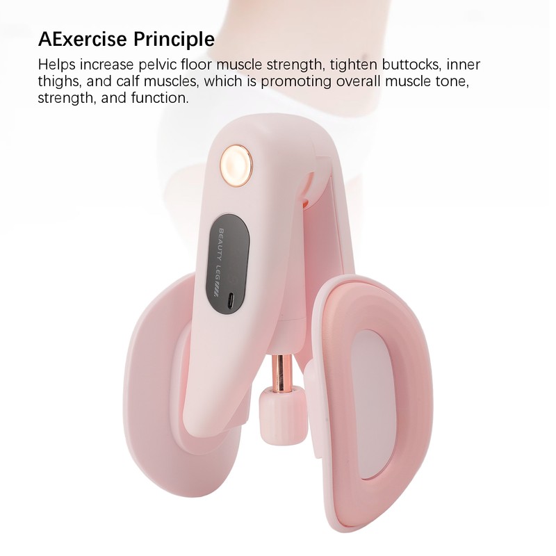 Pelvic Floor Exerciser Electric Inner Thigh Trainer Machine with Counter