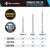 FM FastenMon #10 x 3 Marine Grade Type 316 Stainless
