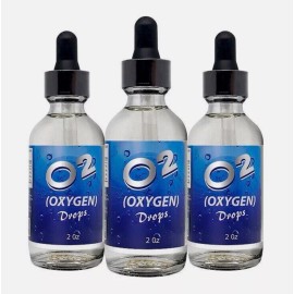 AllNue Natural 3 Oxygen Liquid Drops  Health Naturally Dropper Cell Stabilized Energy Health