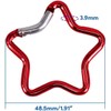 Carabiner Clip Star Shaped Climbing Buckle Aluminum Alloy Heavy Duty