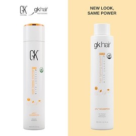 GK HAIR Global Keratin pH+ Pre-Treatment Clarifying Shampoo (10.1 Fl Oz/300ml) Para Preparar el Cabello Limpieza Profunda,Elimina Impurezas -Con Aloe 