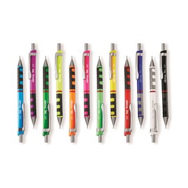 rOtring Tikky Mechanical Pencils - 0.5mm & 0.7mm - Set of 6 Pencils - Assorted Barrel Colours - Rubber Grip