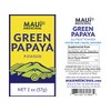 Maui Medicinal Herbs Green Papaya Fruit Powder 2oz Zip-Pouch