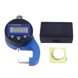 Micro Digital Thickness Gauge 0.0005in 0.01mm High Accuracy Thickness Measuring Meter for Laboratory Industrial Use
