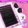 Individual Eyelashes Kit Cluster Lashes, Soft & Fluffy Volume Lash