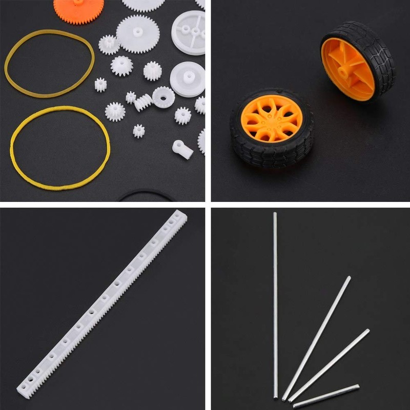 Fafeicy 78 Piezas de Engranajes de Plástico Kits de Soporte