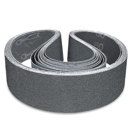 Sruhrak Sanding Belts 50 x 1020 mm Pack of 12 x 60/120/240/400/600/800 Grit Silicon Carbide Sanding Belts for Polishing and Rust Removal of Metal