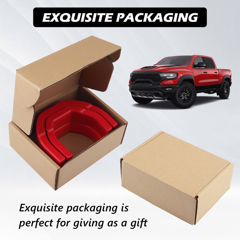 TECHPICCO Front Tow Hooks Covers Hitch Cover Customized Car Tow