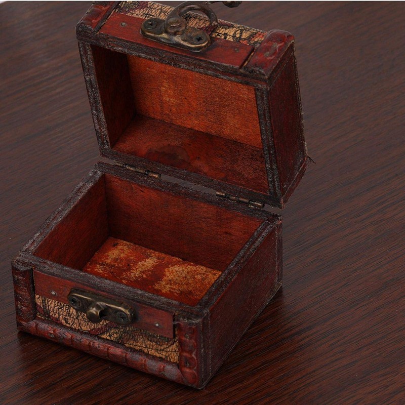 Portable Wooden Box Vintage, Firm Eco-Friendly Wooden Tool Box Vintage,