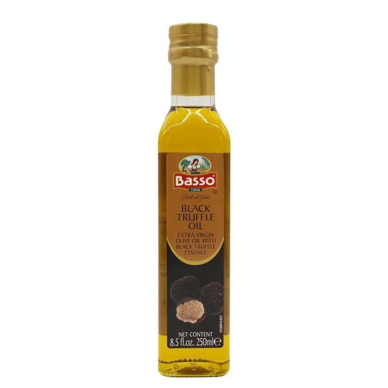 BASSO 1904 - Black Truffle Oil, Large Bottle 8.5oz (250