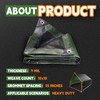 RAINDEWAY Tarps 8x8 Feet,Tarp Waterproof,9Mil Thick,Finished Size,Multipurpose Poly Tarp Cover