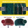 Mardatt 10Pcs Non Woven Abrasive Buffing Pads Wheels Drill Attachment