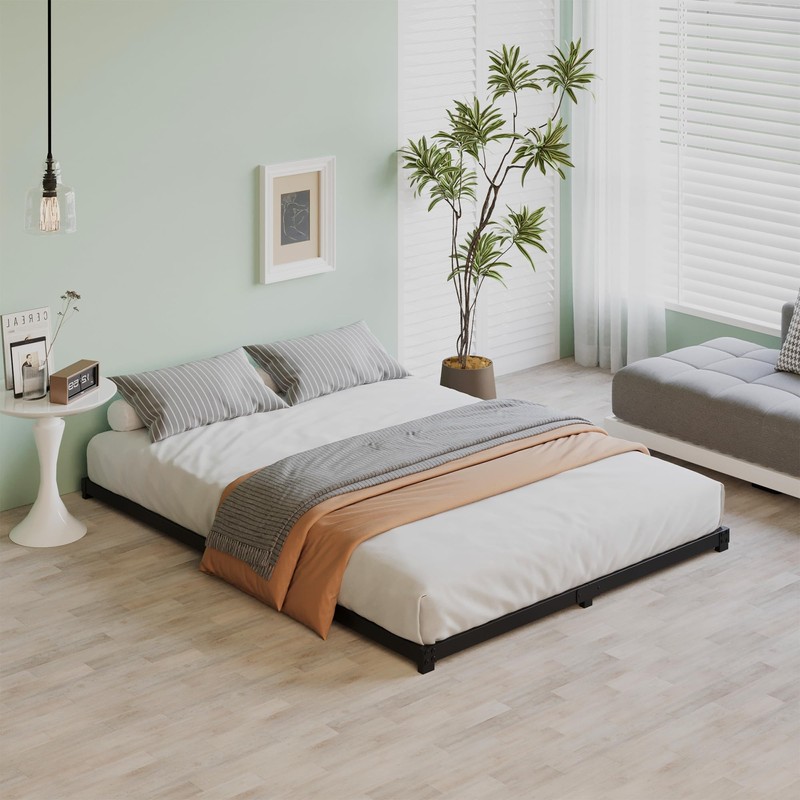 Fly-CTsoar 3 Inch Low Full Size Bed Frame Heavy Duty