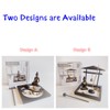 Japanese Miniature Zen Garden Set for Meditation, Home Decor or