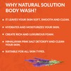 NATURAL SOLUTION Pink Salt Body Wash, Relax & Purifying Body