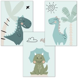 Bilderzeile® Children's Poster Set of 3 Pictures, Wall Pictures for Children's Room in DIN A4 size, Girls’, Boys’ Posters for Children and Baby Room