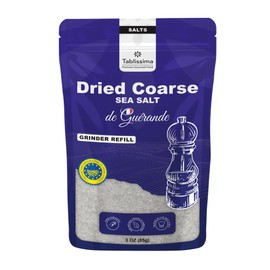 Tablissima - Dried Coarse Grey Salt from the Celtic Sea, 85g - Mineral-Rich, Naturally Sourced Salt for Grinder Refills