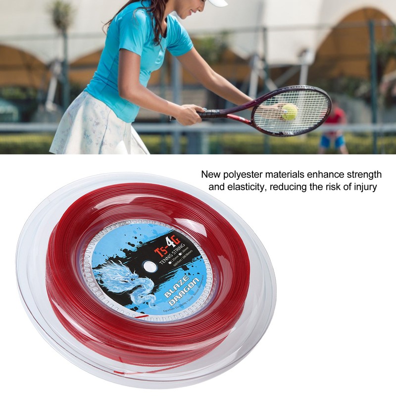 TS 4G 200m Reel Tennis String Line Polyester Tennis String