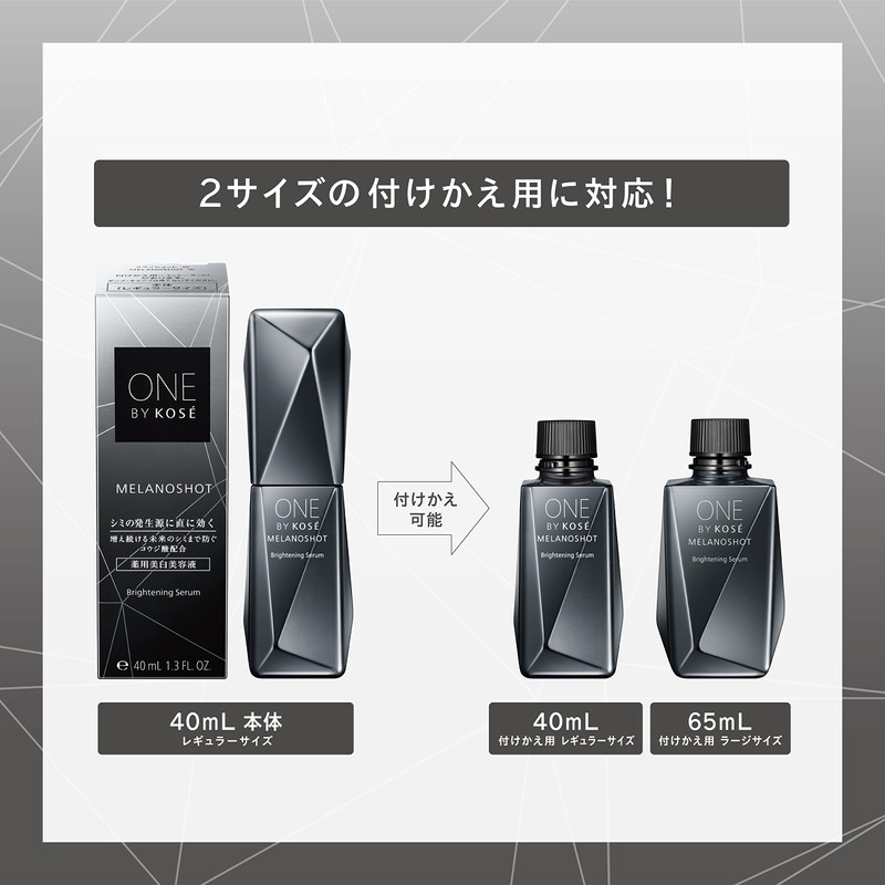 ONE BY KOSE Melano Shot W Mini Size 0.3 fl