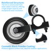 Gate Wheel Supporting Metal Swing Gate, 6" Gate Helper Wheels
