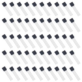 Bridgold 50pcs BC547 547 NPN Silicon Planar Epitaxial Transistors 100mA 45V,3-Pin.