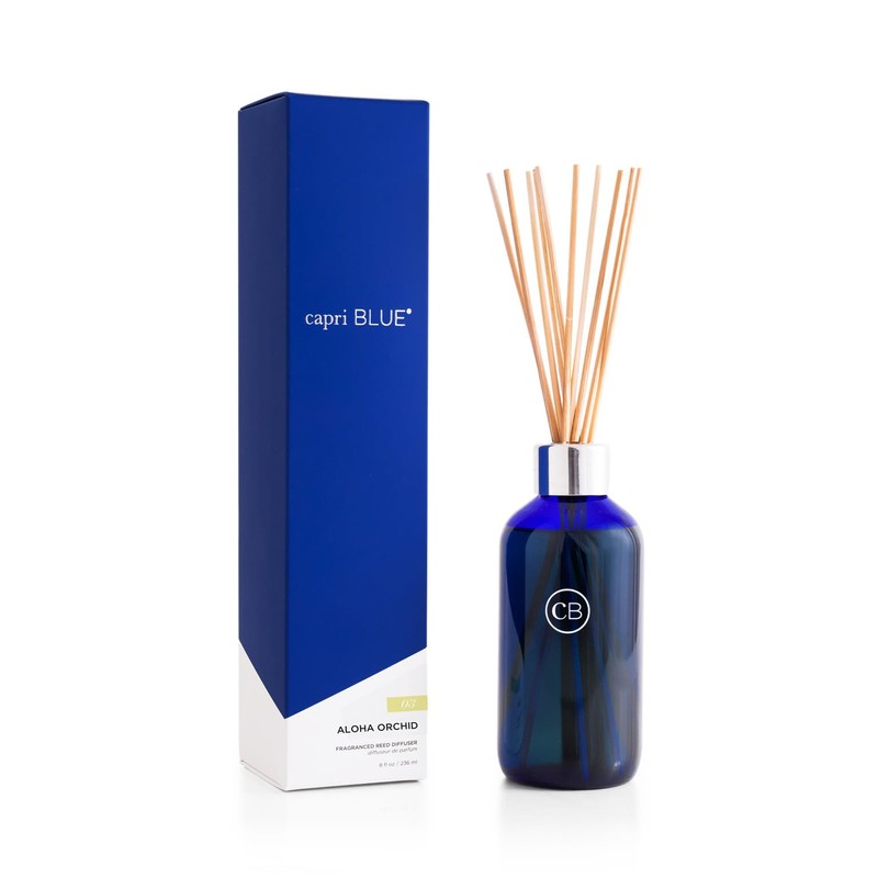 Capri Blue Aloha Orchid Reed Diffuser Set - Includes Reed