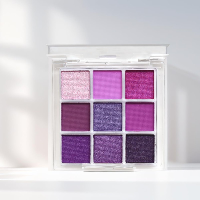 UNYOKE Mini 9 Cool Shade Eyeshadow Palette Black Smokey Matte