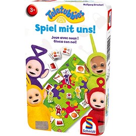 Schmidt Spiele 51414 Teletubbies, Play with Us in Metal Tin