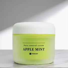 Pure Light 퓨어라이트 애플민트 모공수축 크림 각질 피지 컨트롤 노폐물 제거 Purelight Apple Mint Pore Tightening Cream Exfoliation Oil Control Impurity Removal [50ml]