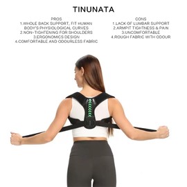 Back Straightener Posture Corrector for Men and Women, Breathable Anti Hunchback Upper and Back Brace, Adjustable Straightening Belt Support for Back, Shoulder and Neck (Size L)