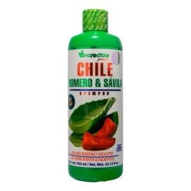 Shampoo De Chile Romero Y Sábila Para Crecimiento Acelerado.
