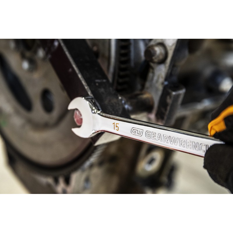 GEARWRENCH 8mm 4 Degree Swing Arch 12 Point Ratcheting Combination
