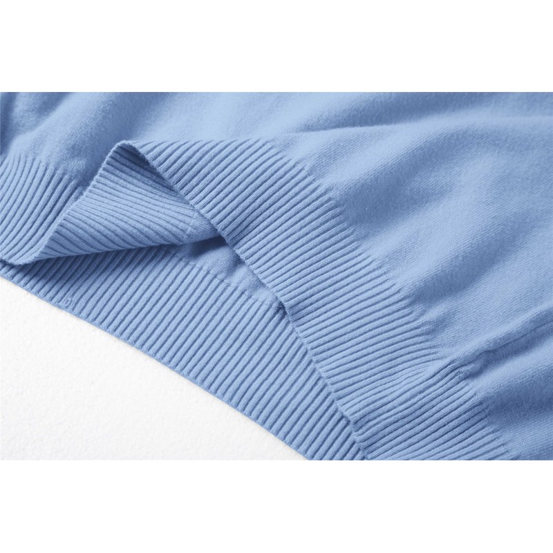 SANGTREE Jersey de Punto de Mezcla de Cachemira para Mujer,
