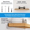 Shelf Brackets Floating Shlef Brackets 12-Inch 6-Packs, 1/5-Inch Thick Heavy