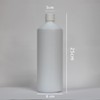 Palm Safe 2pcs 1 Litre HDPE Durable Plastic Bottles BPA