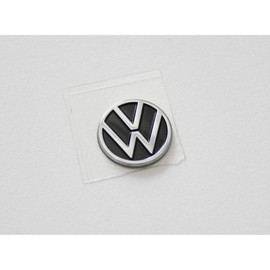 Volkswagen 5H0837891FOD Emblem Car Key Ignition Key Remote Control Badge Sticker 10 mm with VW Logo