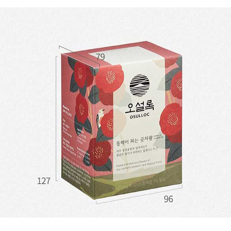 Osulloc Gotjawal Fruit Tea with Osulloc Camellia (1.8g x 10