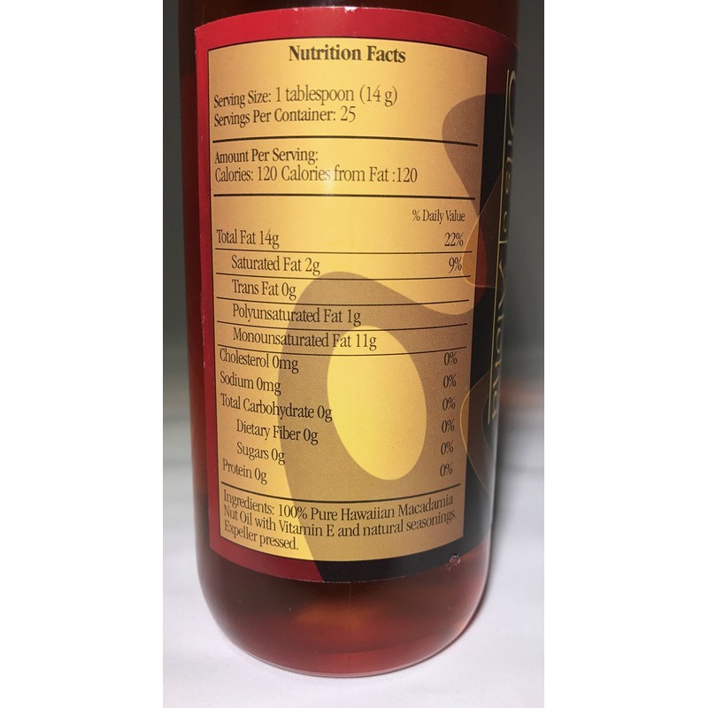 Pele's Fire Macadamia Nut Oil infused with Chilis by Oils